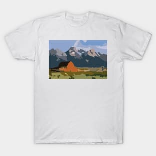 Grand Teton Painting T-Shirt